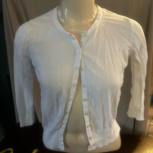 Old Navy Women's White cardigan